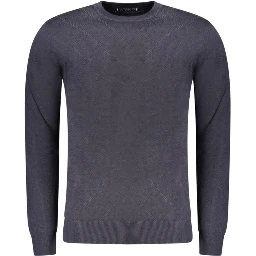 Blue Wool Sweatshirt