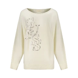 White Viscose Sweatshirt