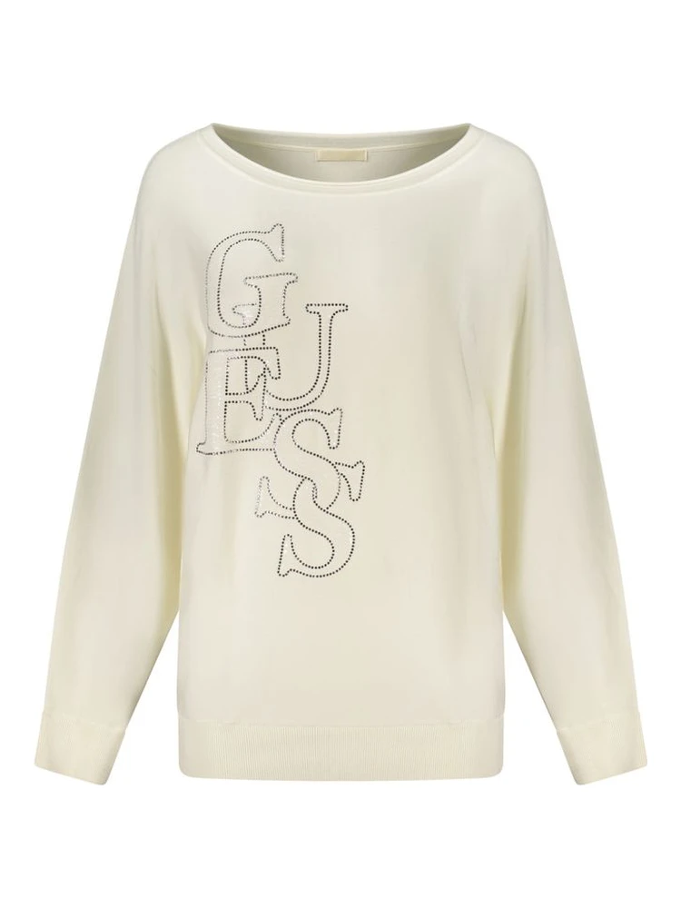 White Viscose Sweatshirt
