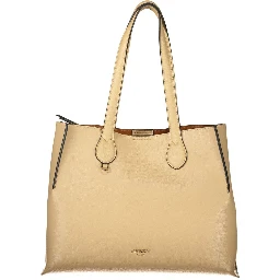 Beige Polyethylene Handbag