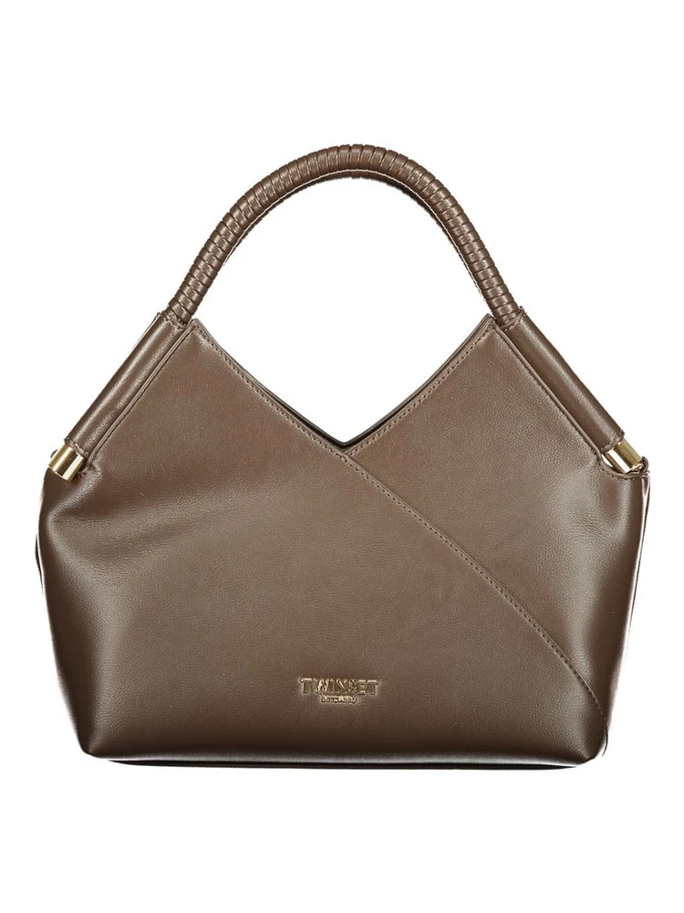 Brown Polyethylene Handbag