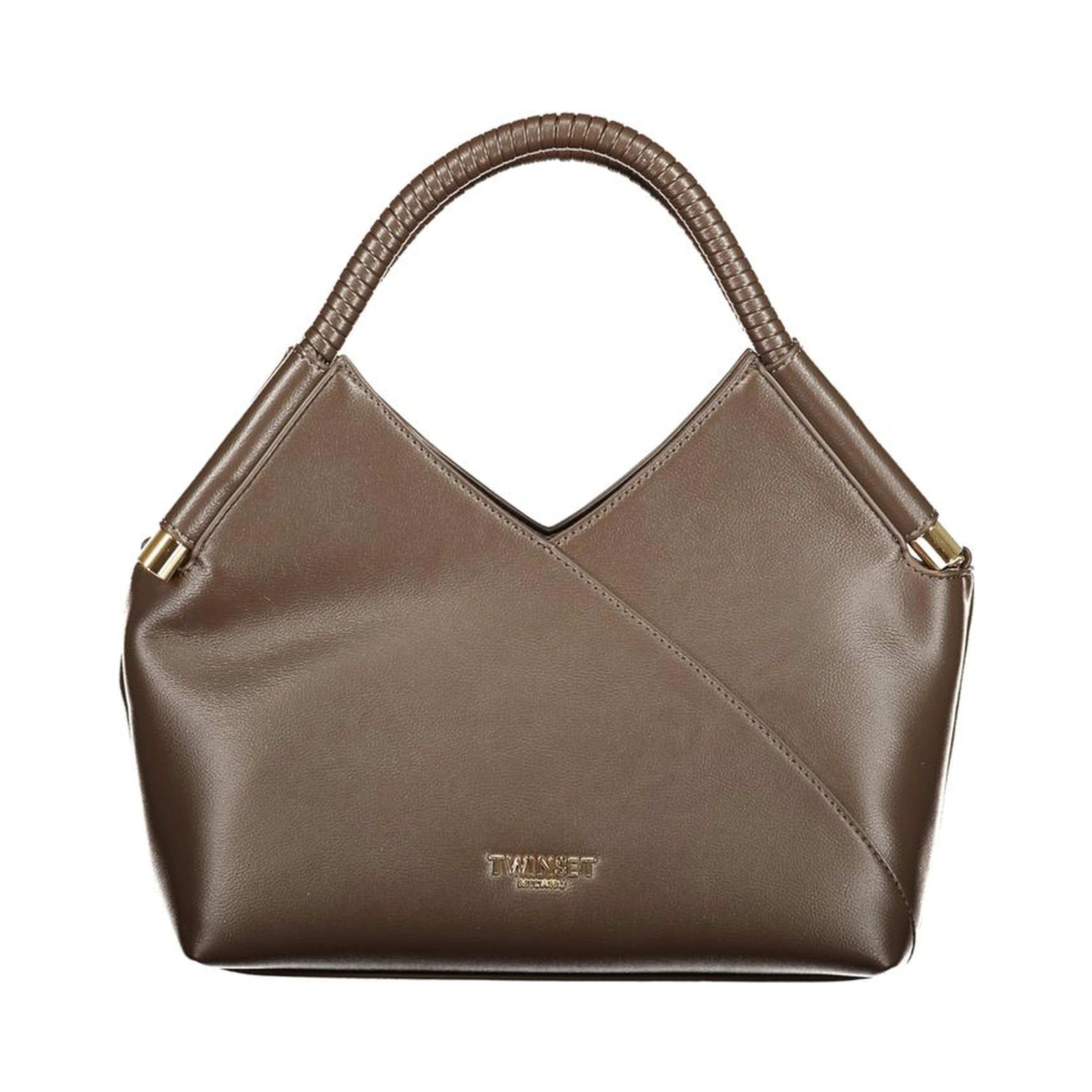 Brown Polyethylene Handbag