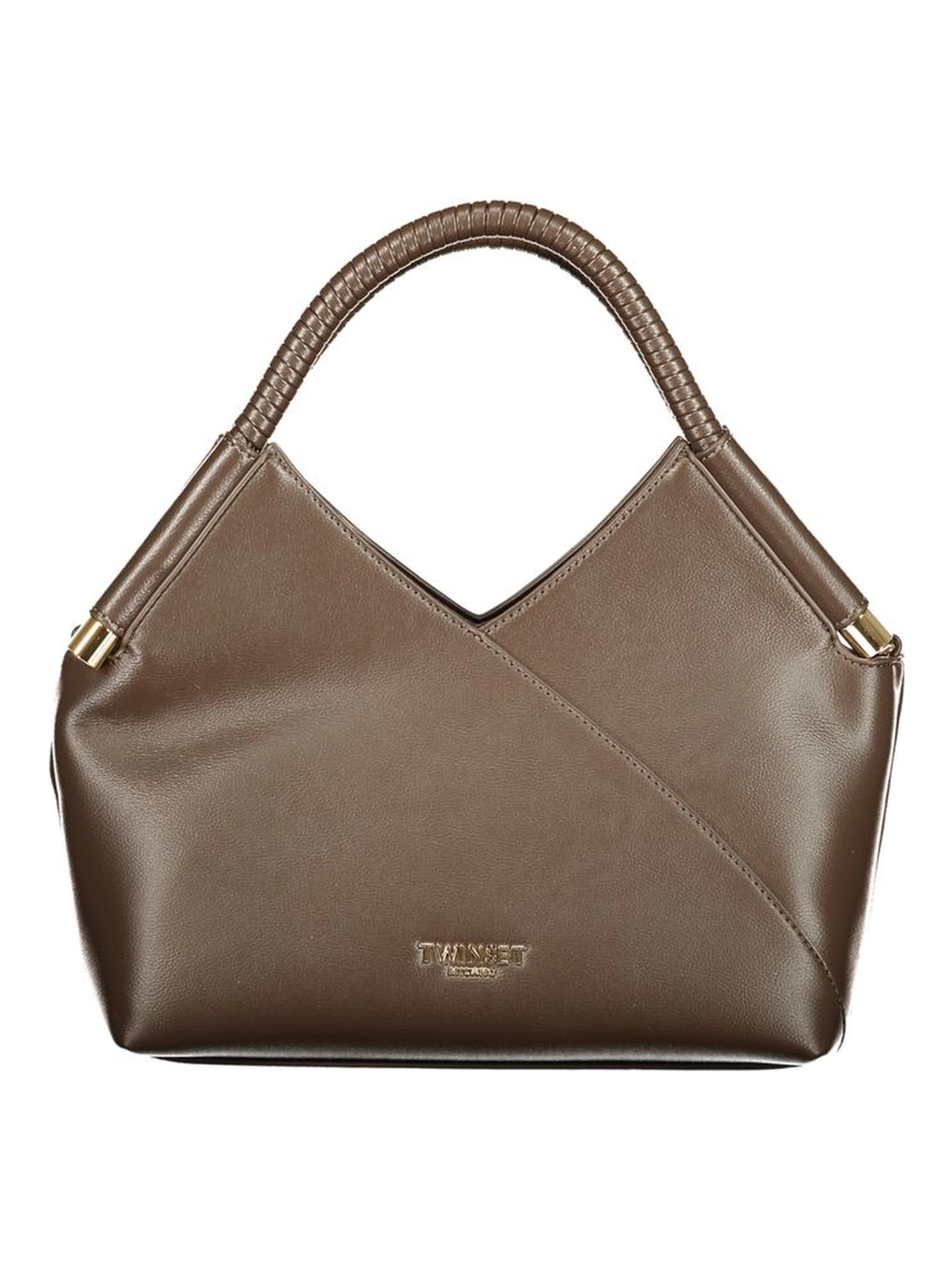 Brown Polyethylene Handbag