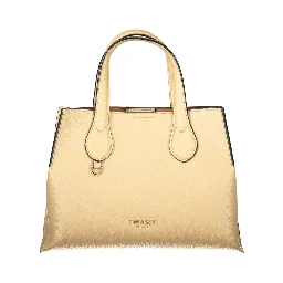 Beige Polyethylene Handbag