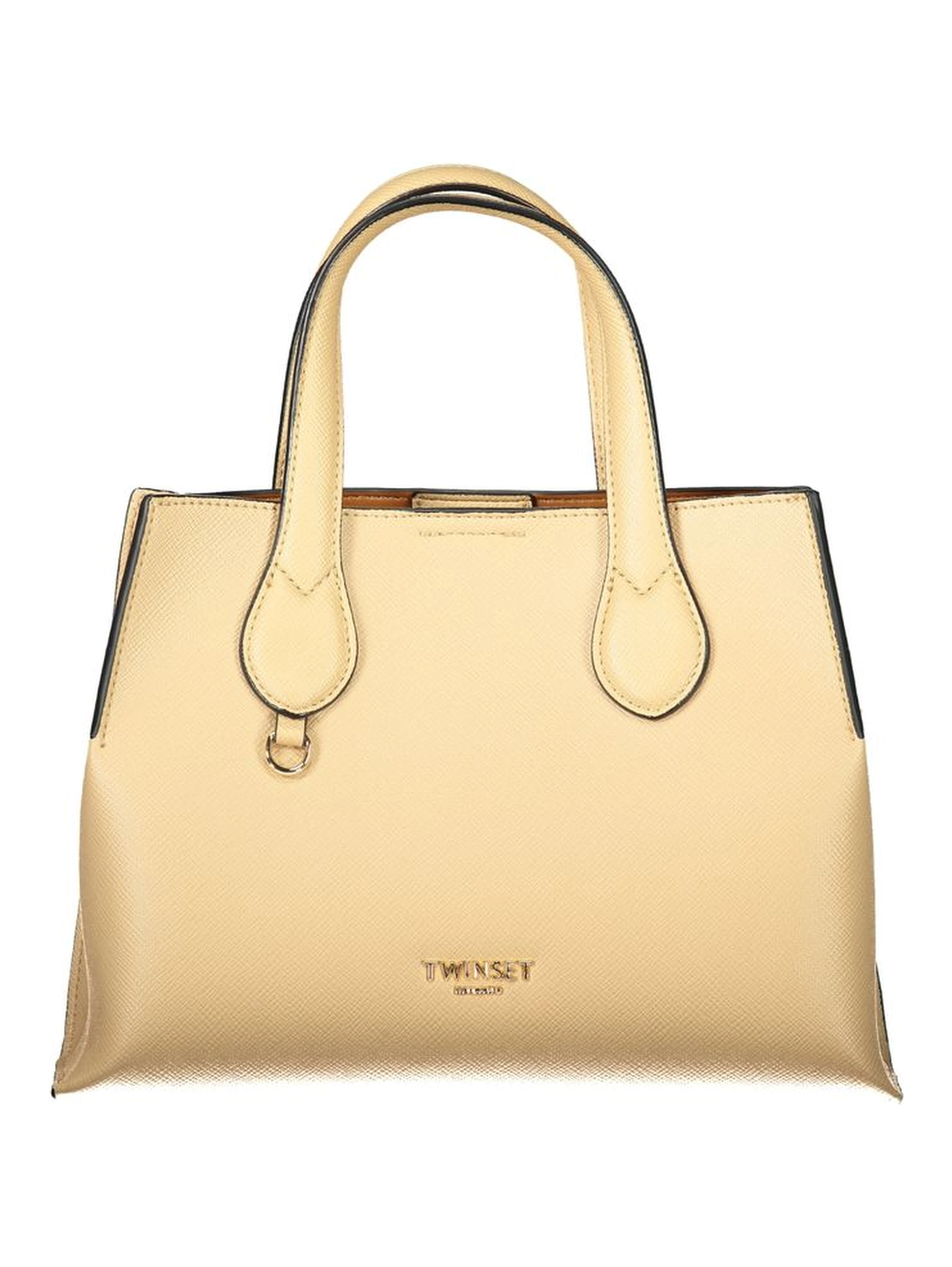 Beige Polyethylene Handbag