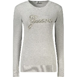 Gray Viscose Sweatshirt