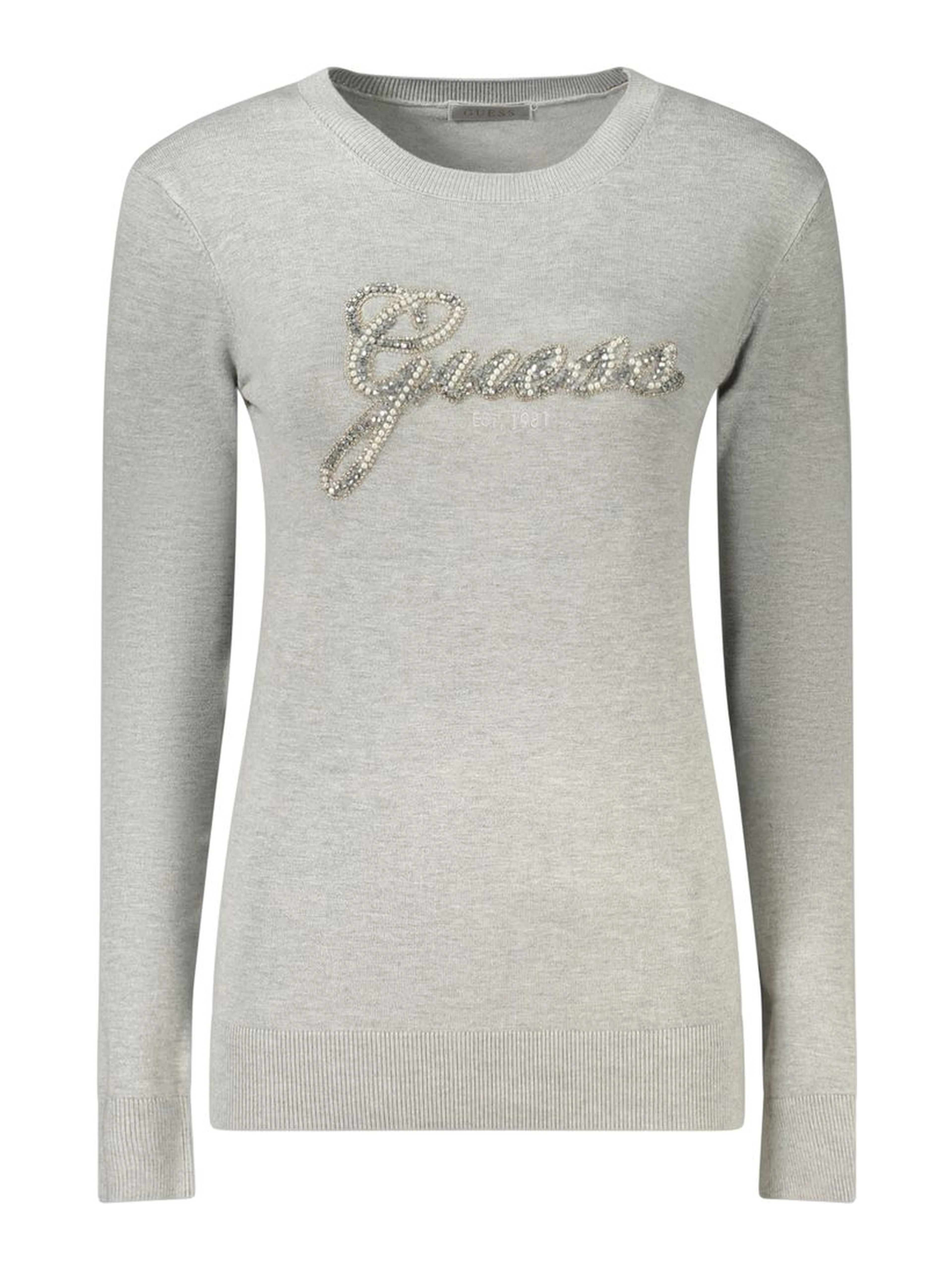 Gray Viscose Sweatshirt
