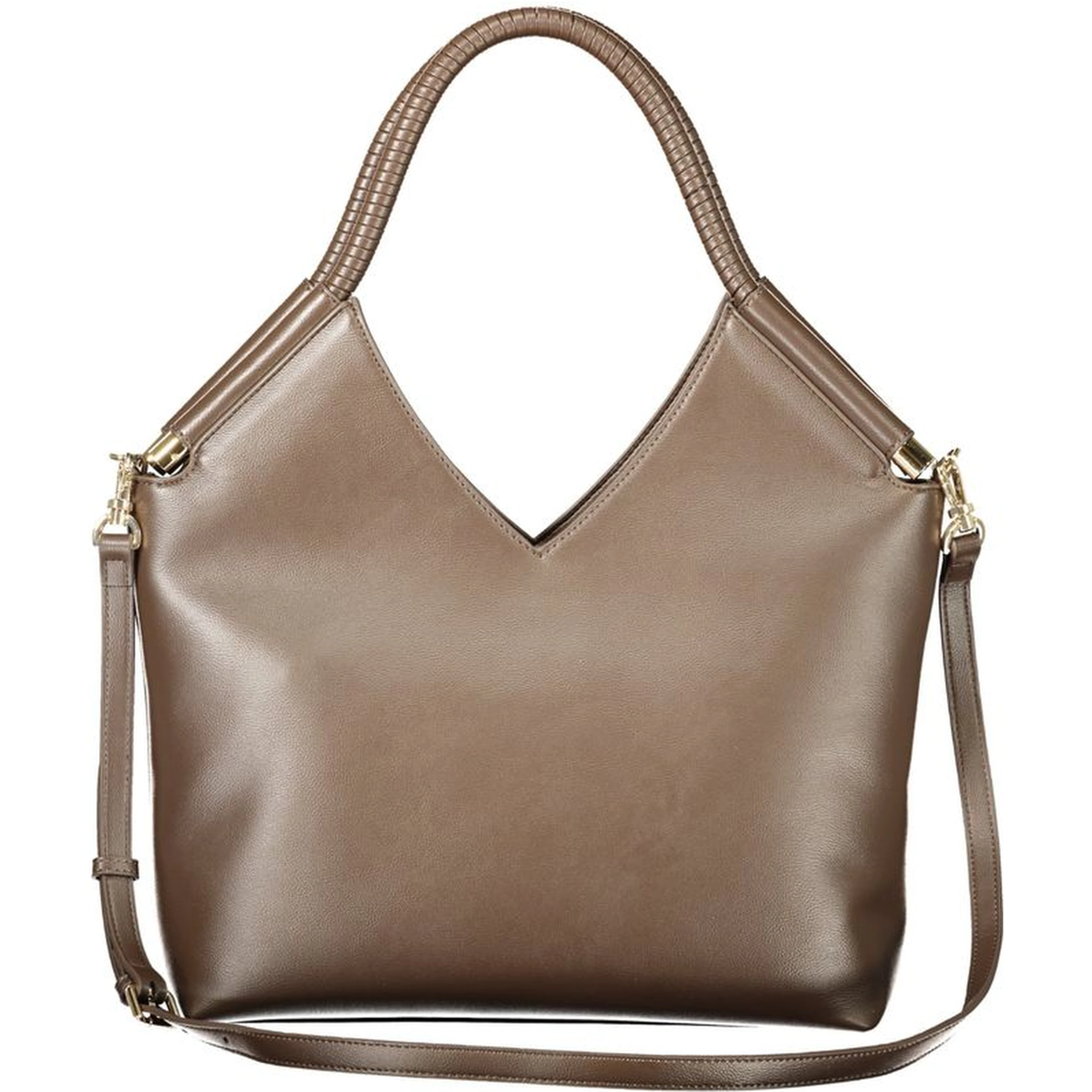 Brown Polyethylene Handbag
