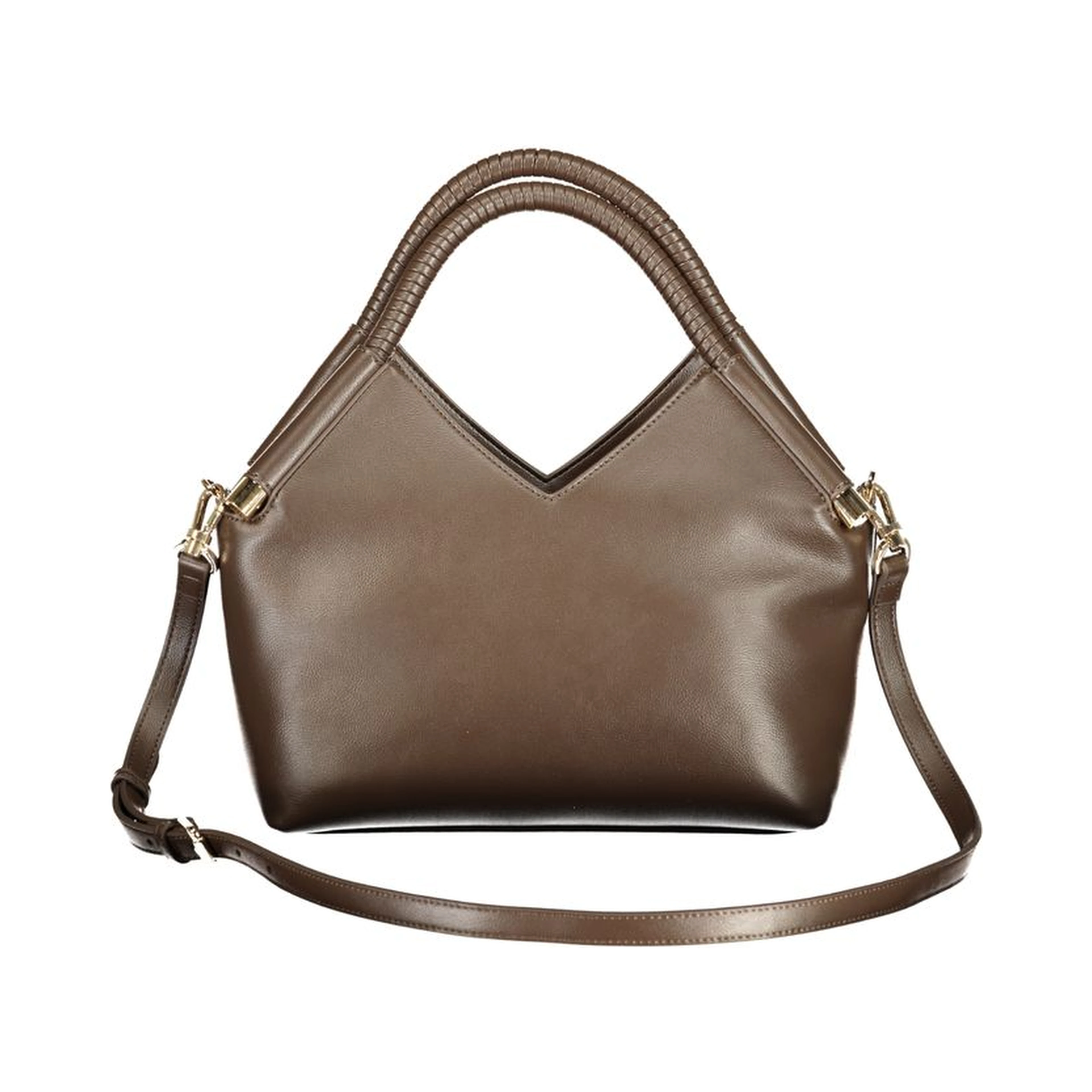 Brown Polyethylene Handbag
