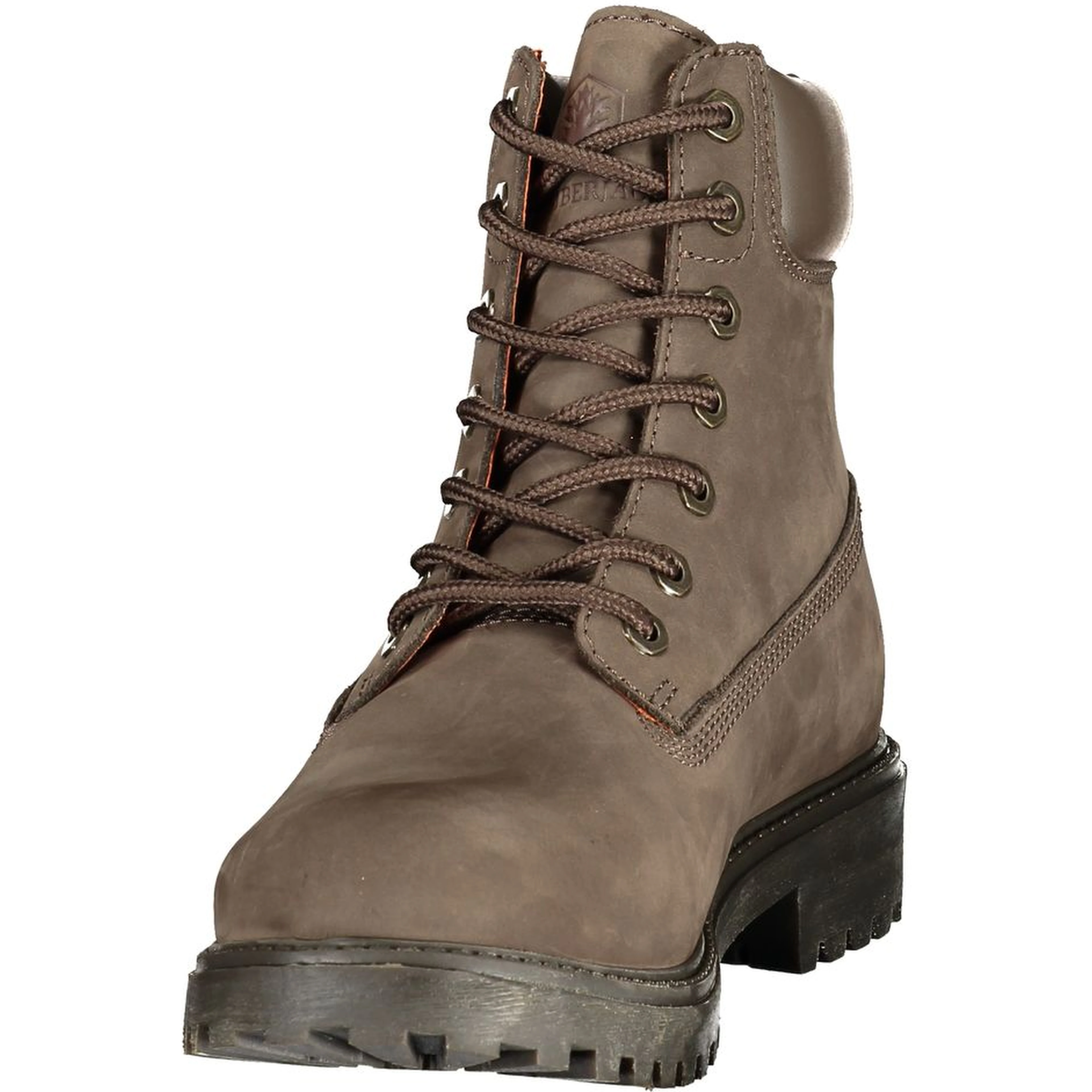Brown Polyester Ankle Boots