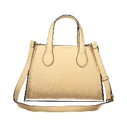 Beige Polyethylene Handbag