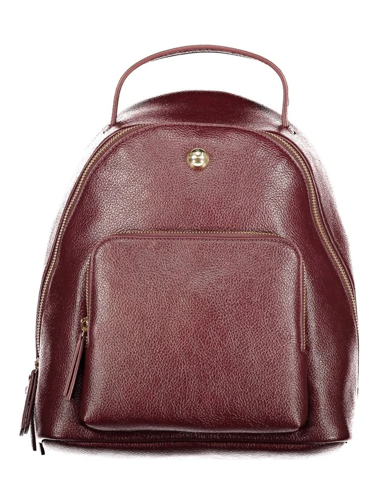 Red Polyethylene Backpack