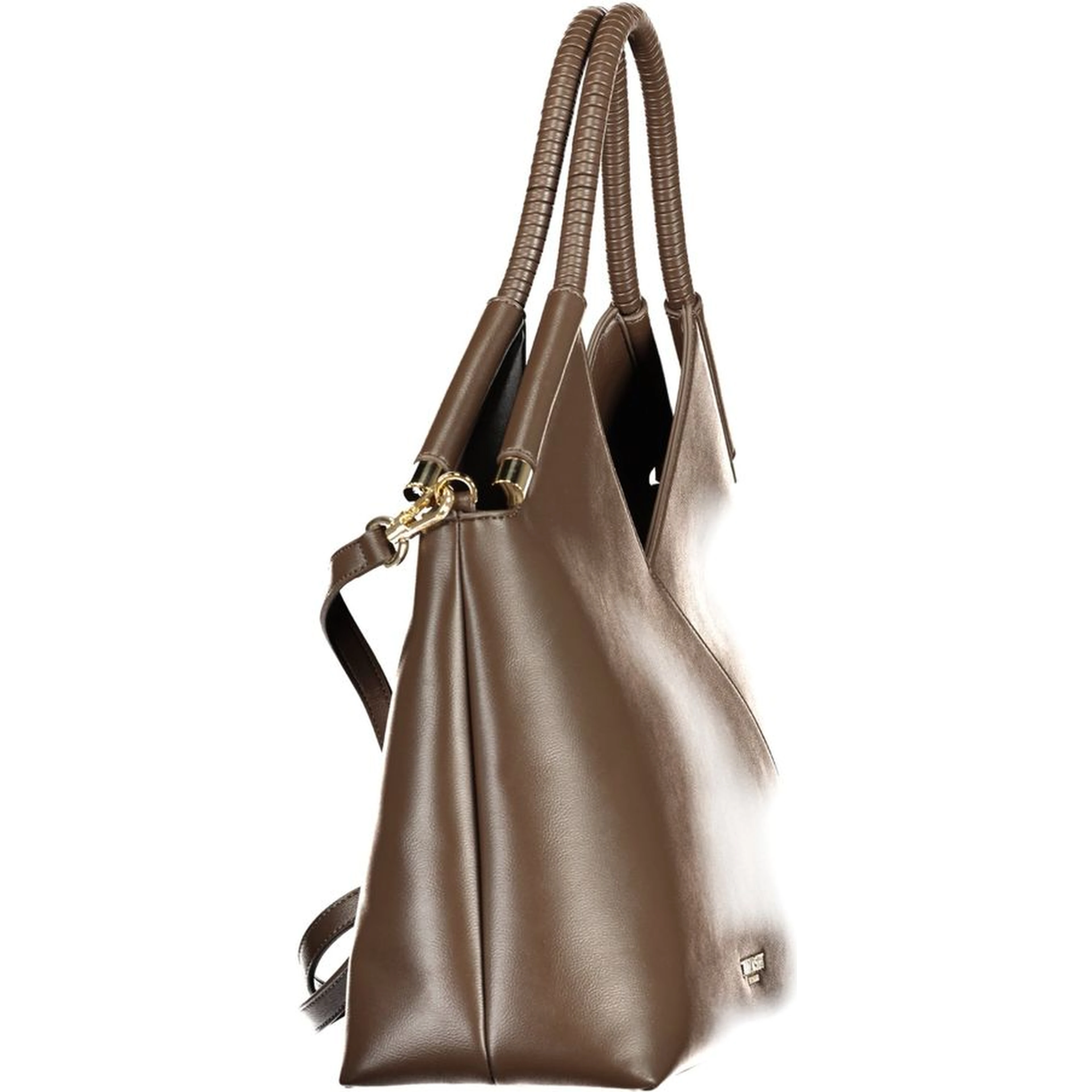 Brown Polyethylene Handbag