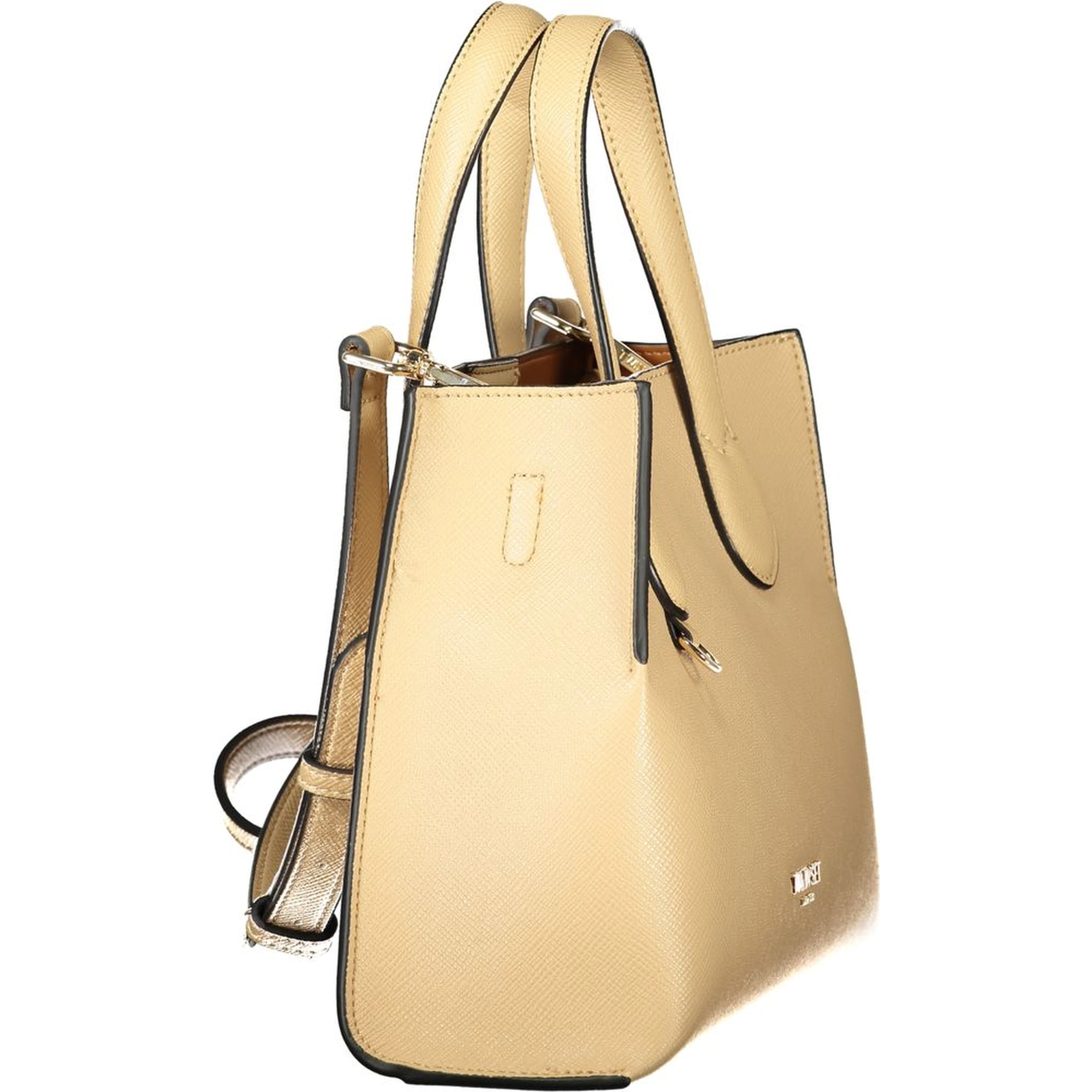 Beige Polyethylene Handbag