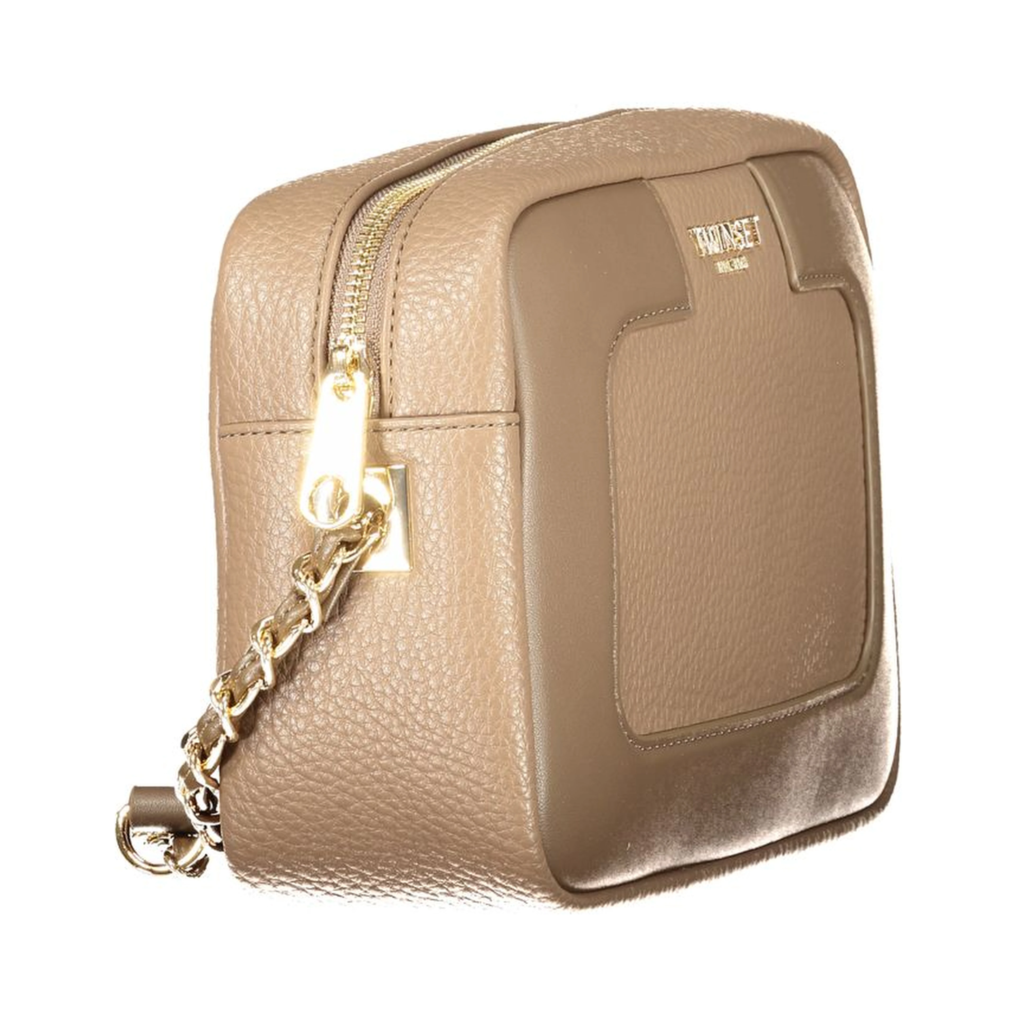 Brown Polyethylene Handbag