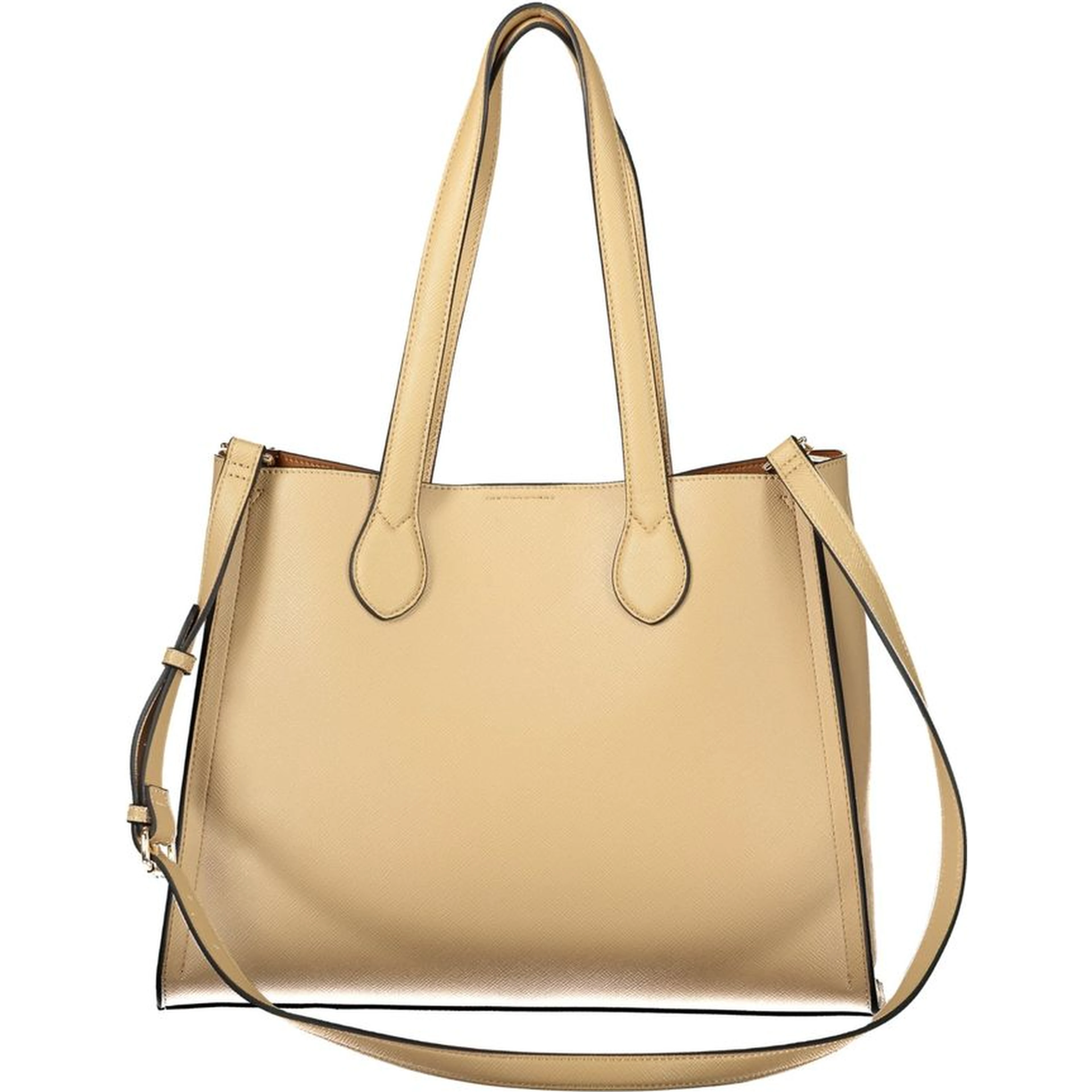 Beige Polyethylene Handbag