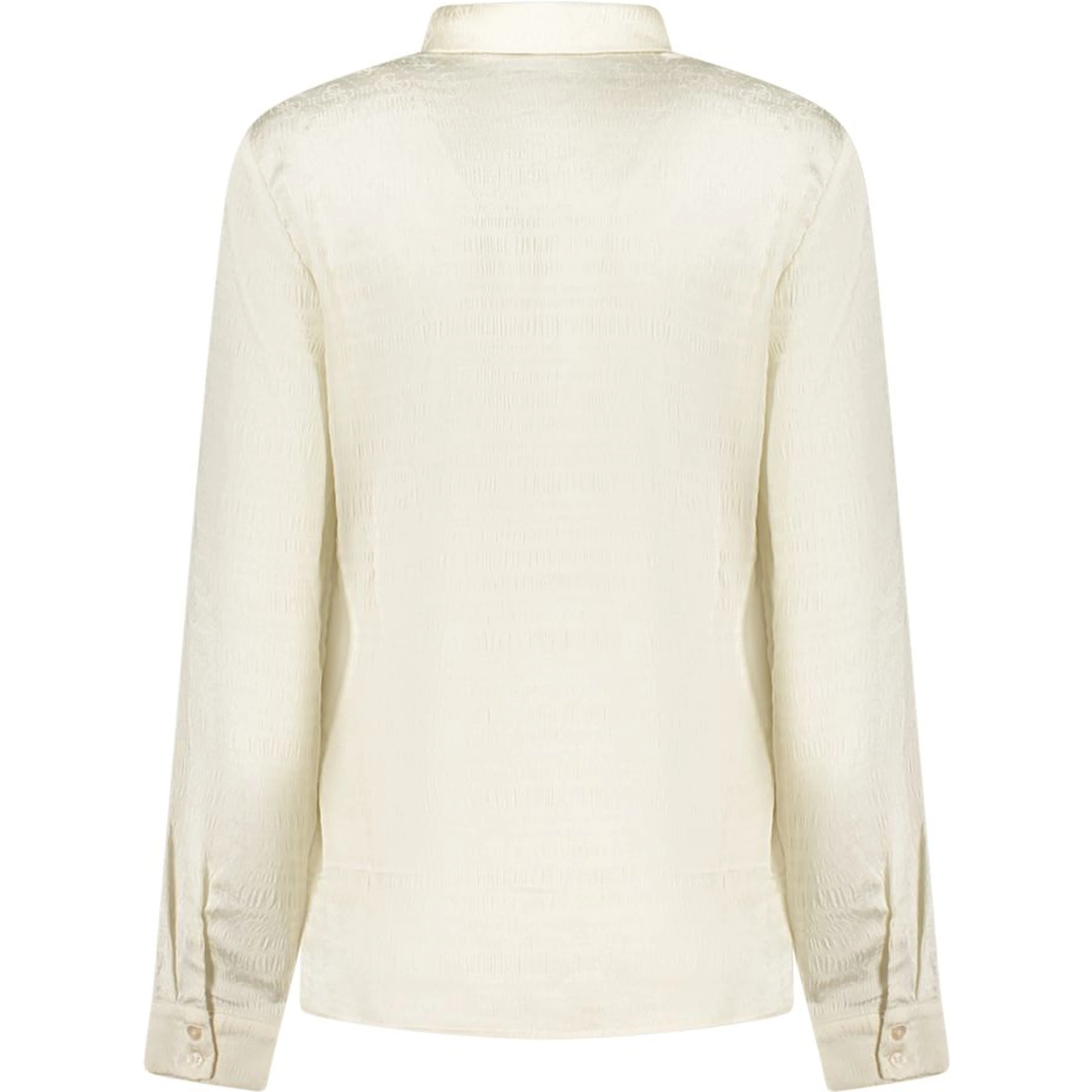 White Polyester Dress Shirt