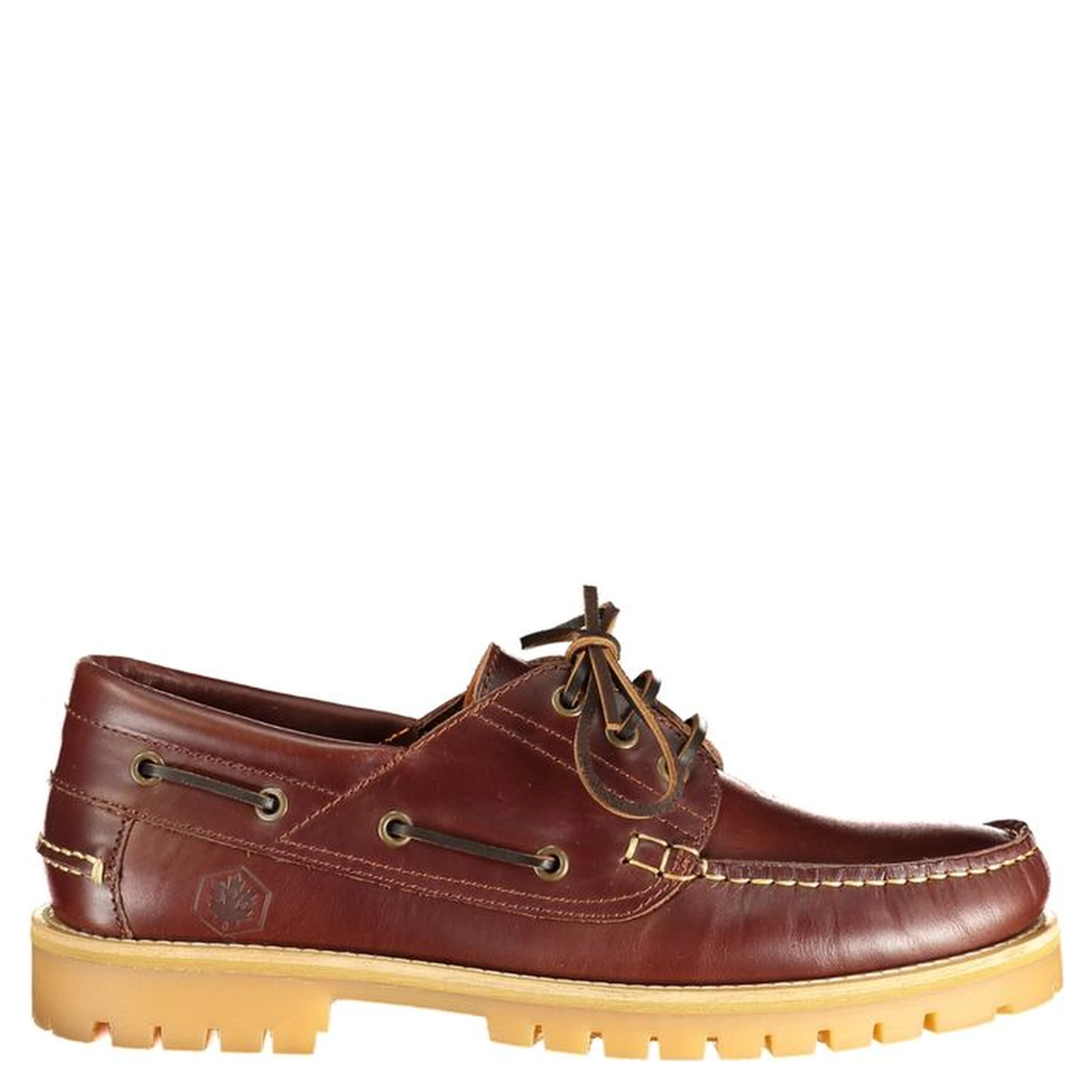 Brown Leather Slip-On Loafers