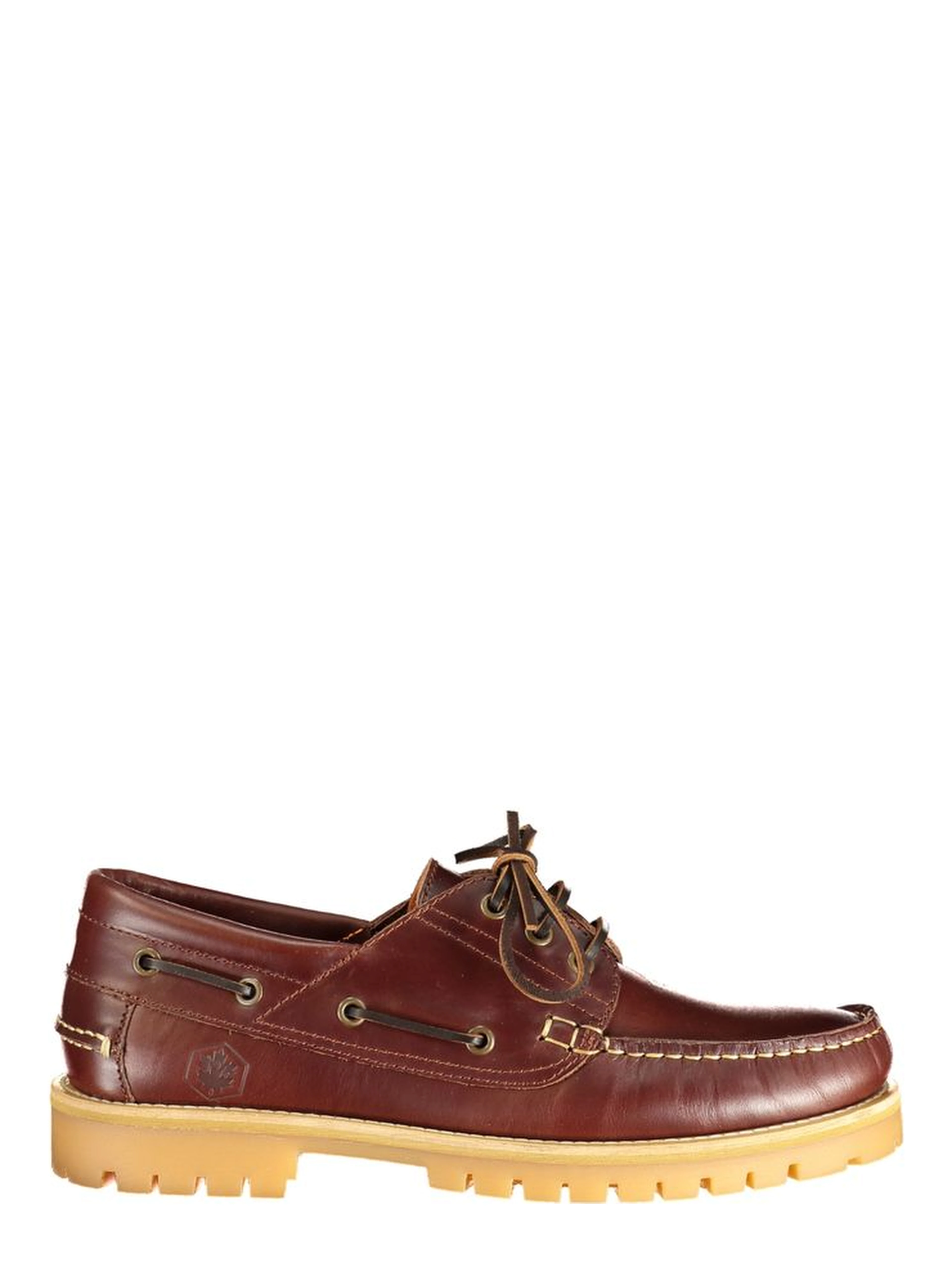 Brown Leather Slip-On Loafers