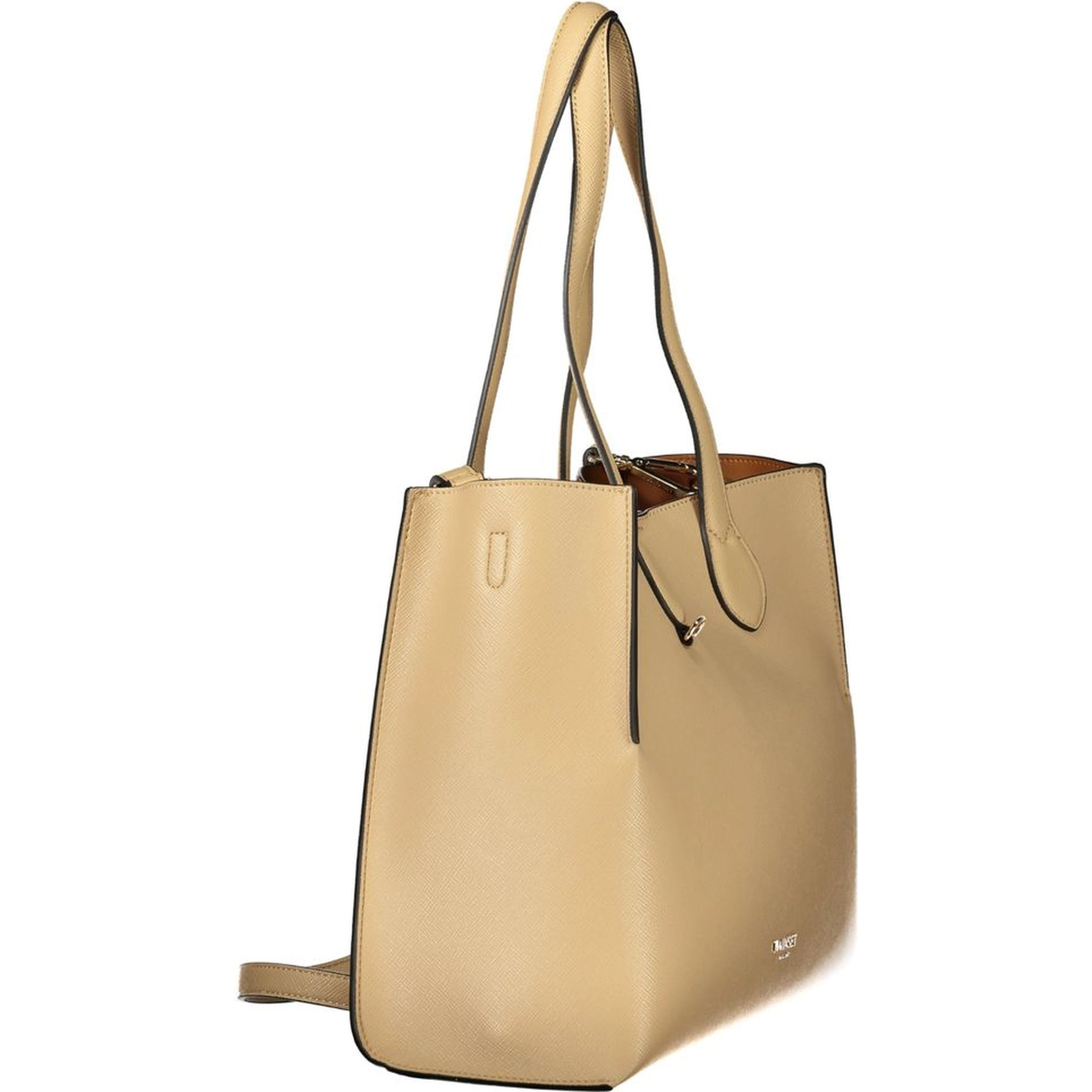 Beige Polyethylene Handbag