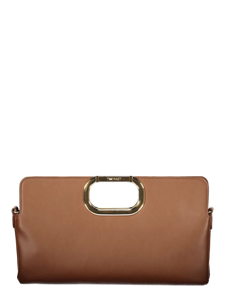 Brown Polyethylene Handbag