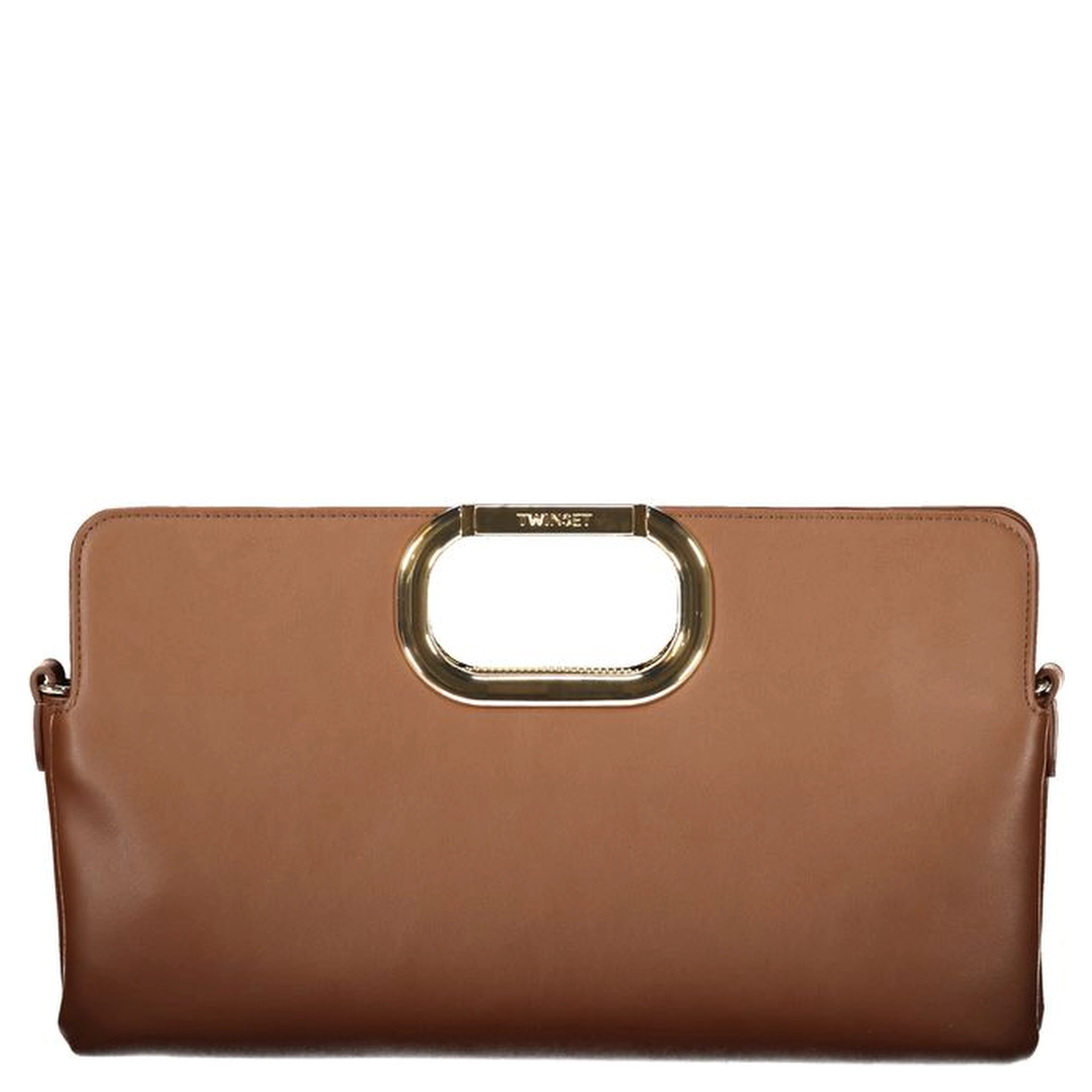 Brown Polyethylene Handbag