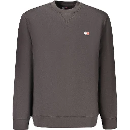 Black Cotton Sweatshirt
