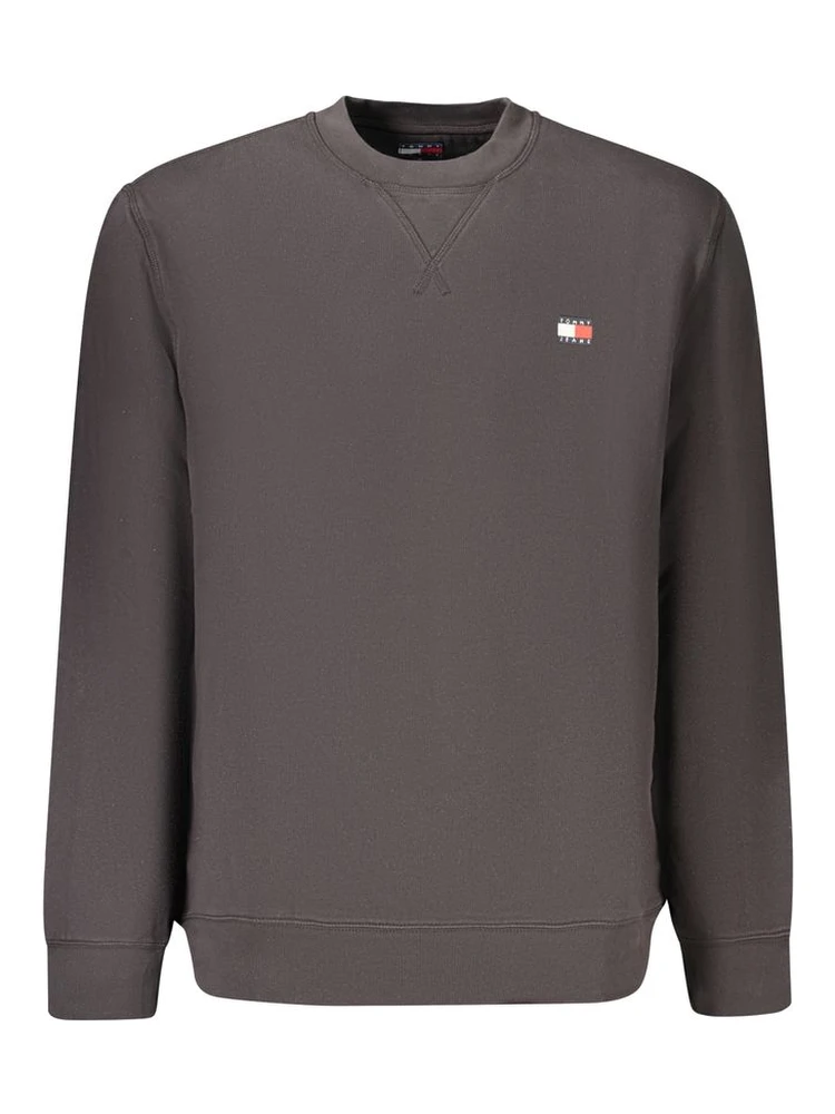 Black Cotton Sweatshirt