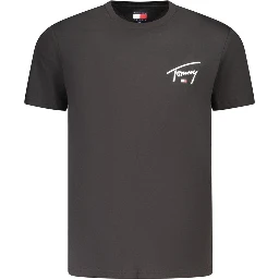 Black Cotton T-Shirt