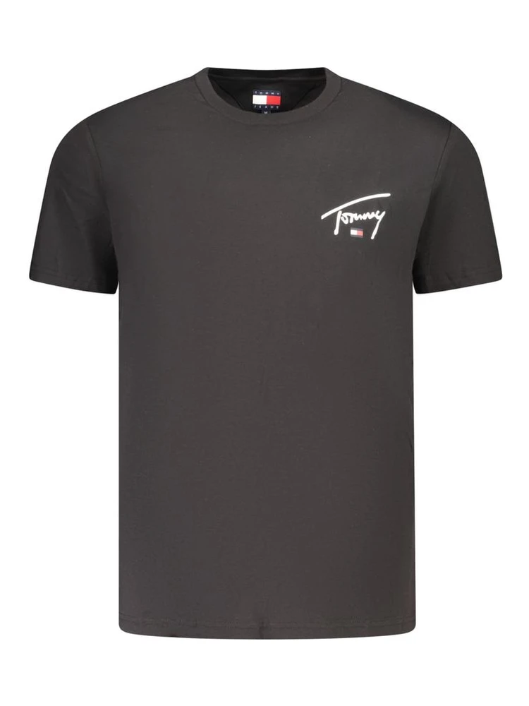 Black Cotton T-Shirt