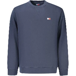 Blue Cotton Men's Sweatshirt