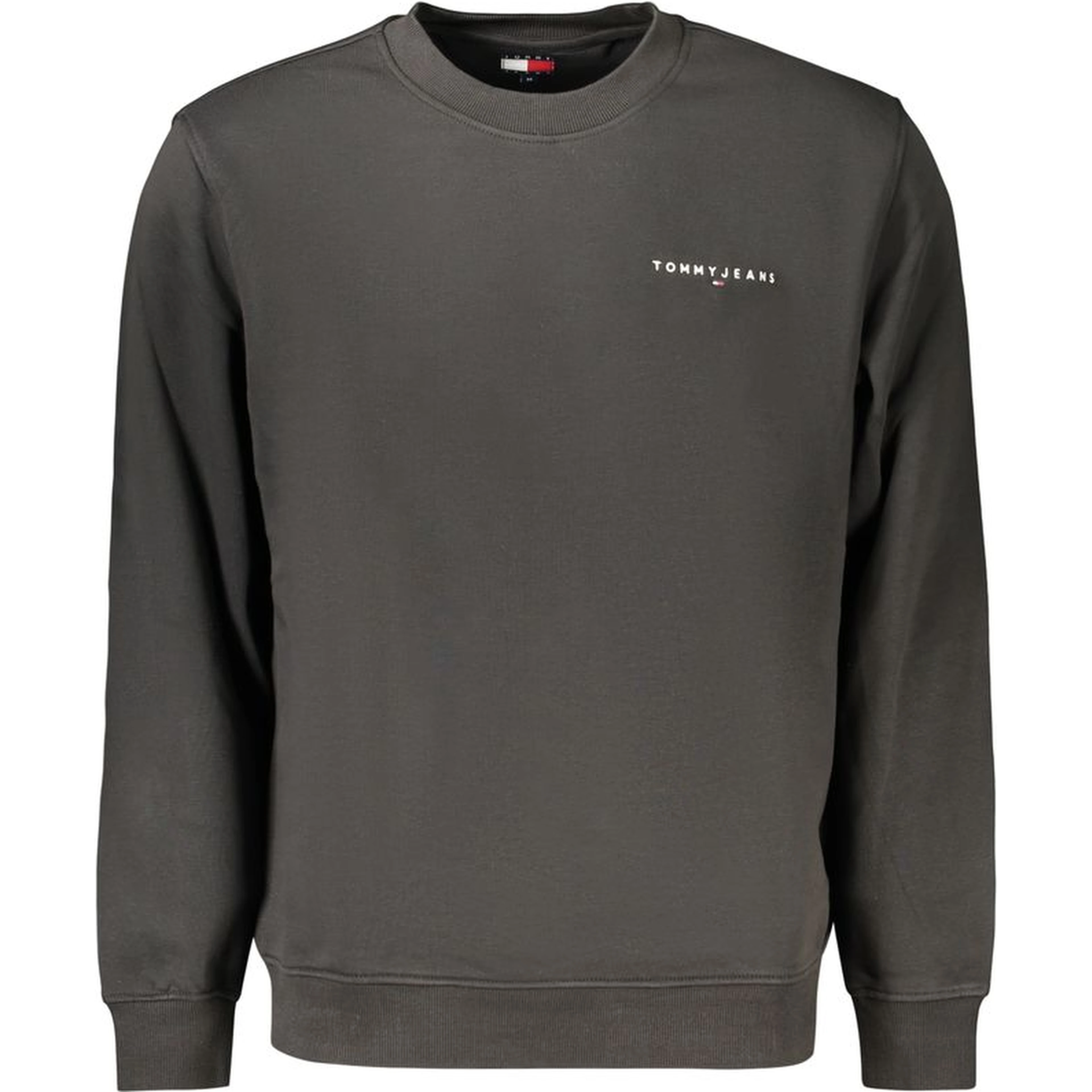 Black Cotton Men Sweatshirt
