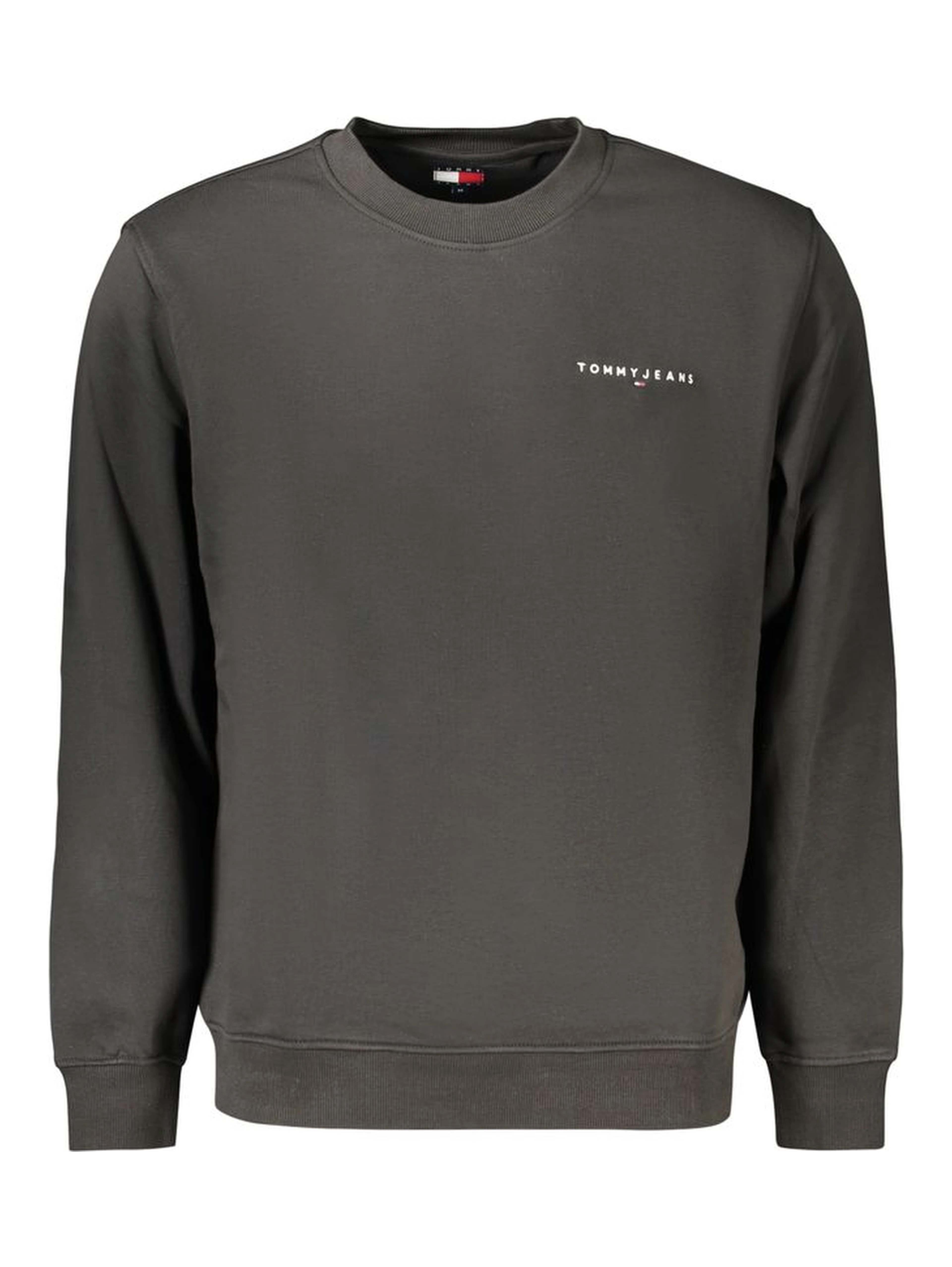 Black Cotton Men Sweatshirt