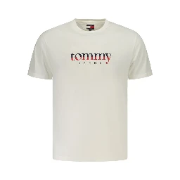 White Cotton Men's T-Shirt