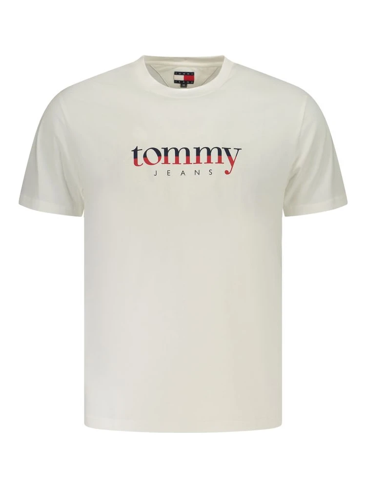 White Cotton Men's T-Shirt