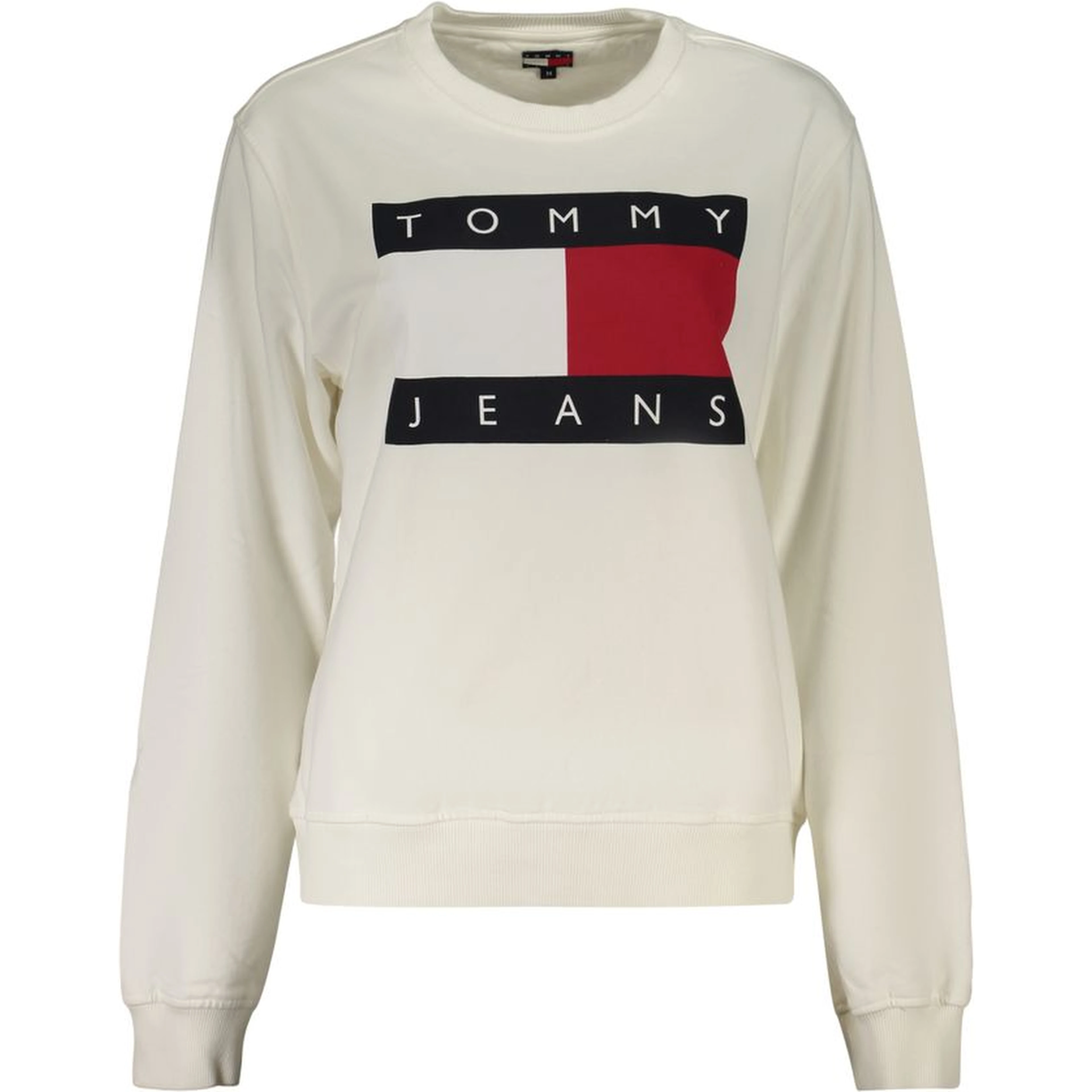White Cotton Women's Sweatshirt