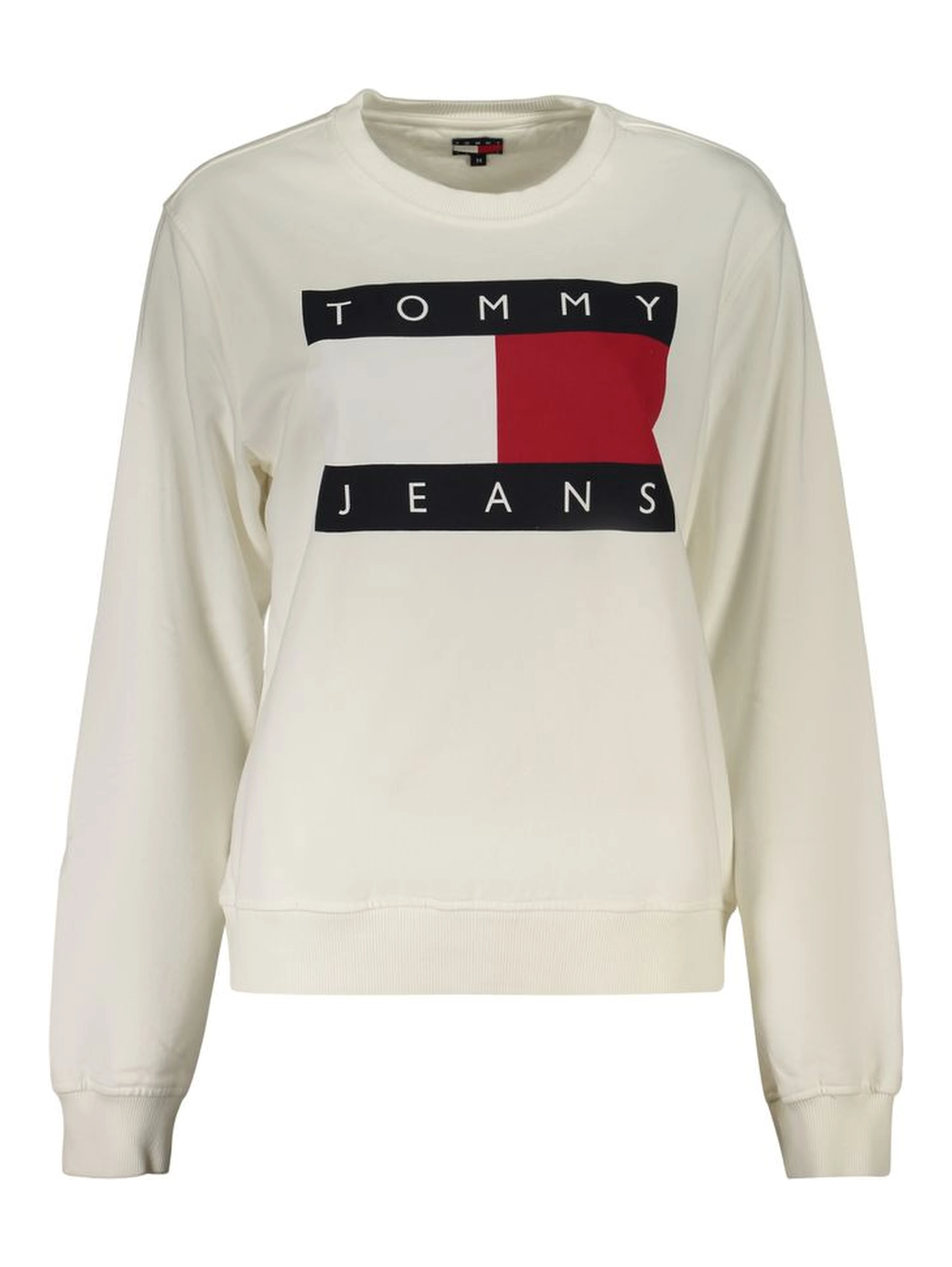 White Cotton Women's Sweatshirt