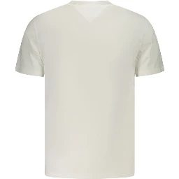 White Cotton Men's T-Shirt