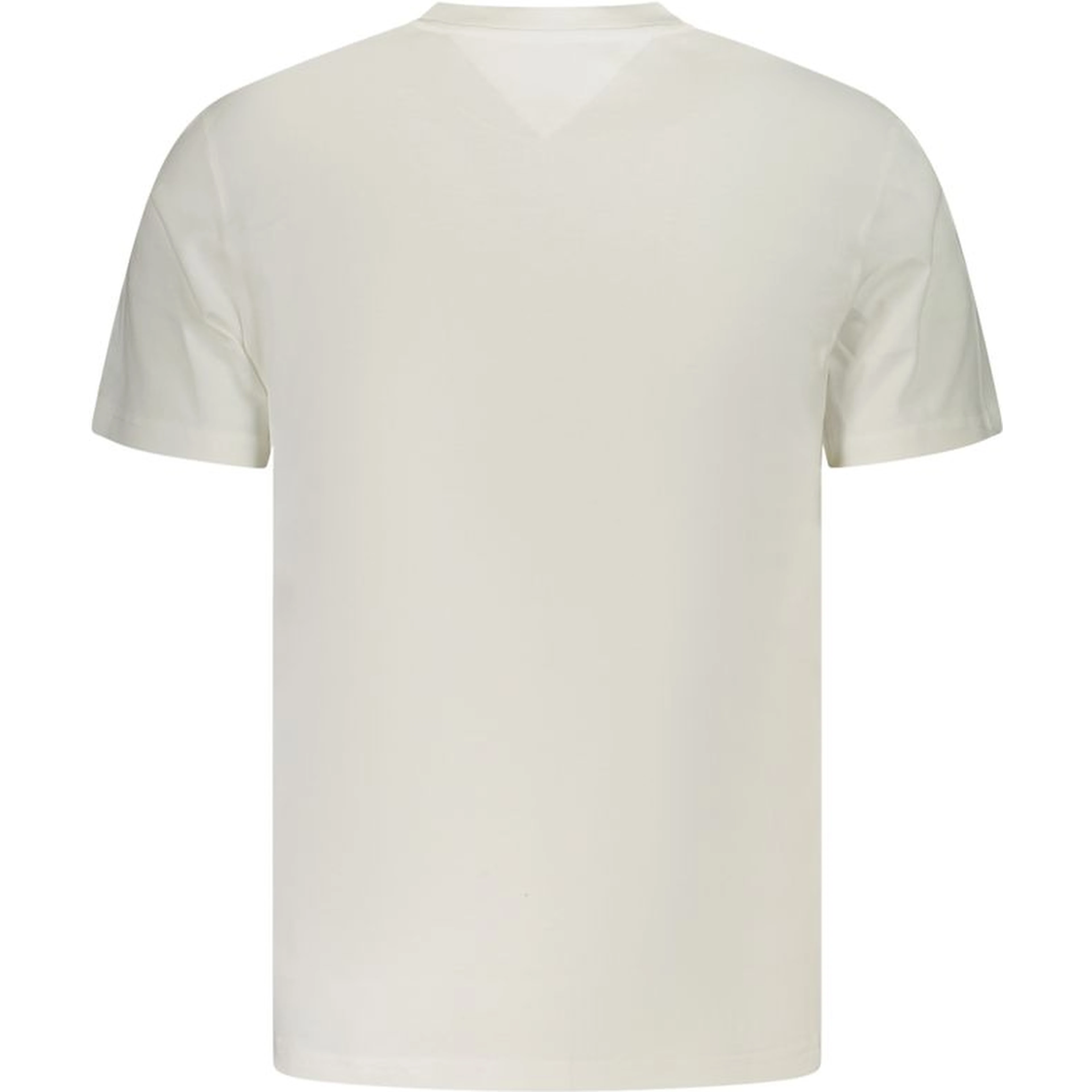 White Cotton Men's T-Shirt