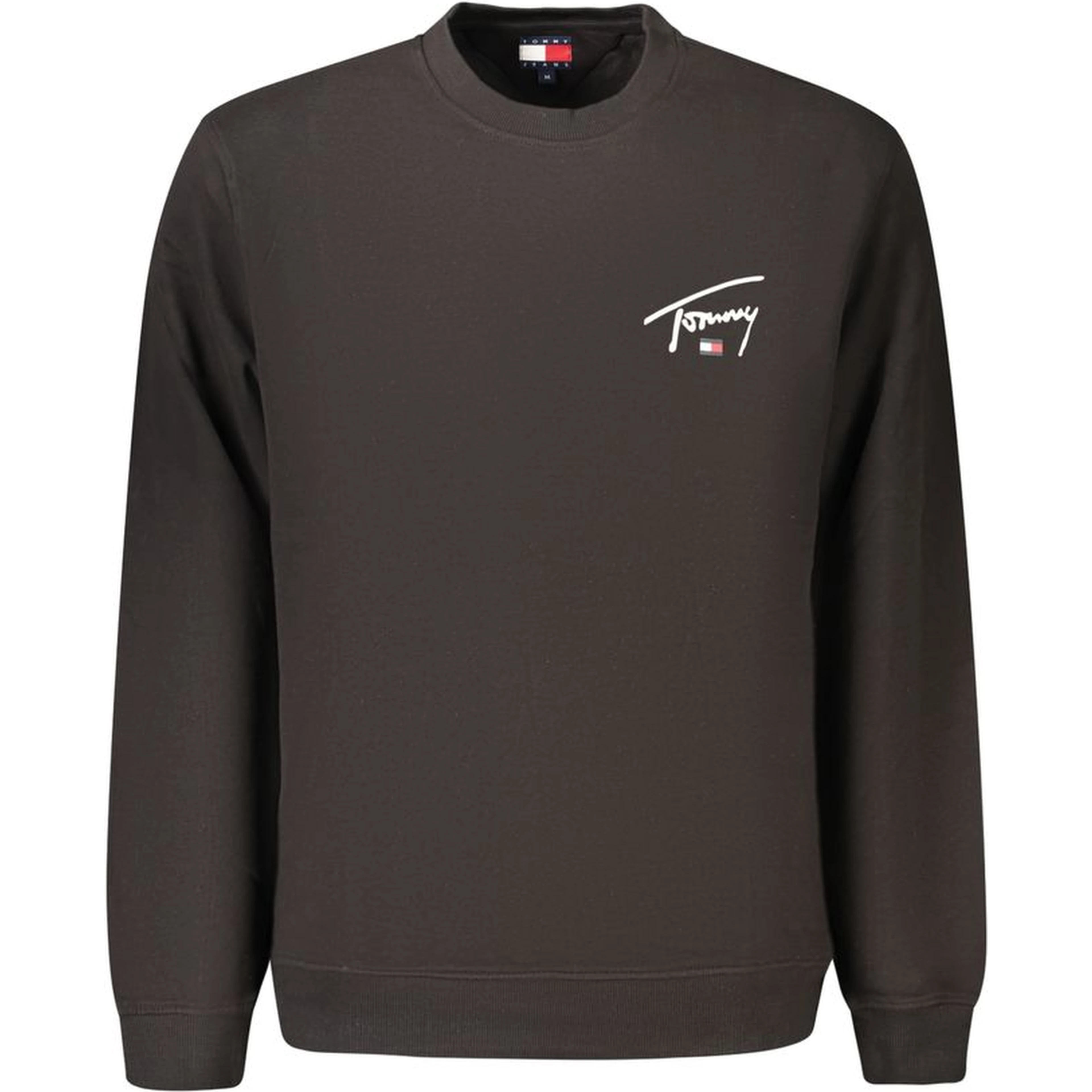Black Cotton Men's Sweatshirt
