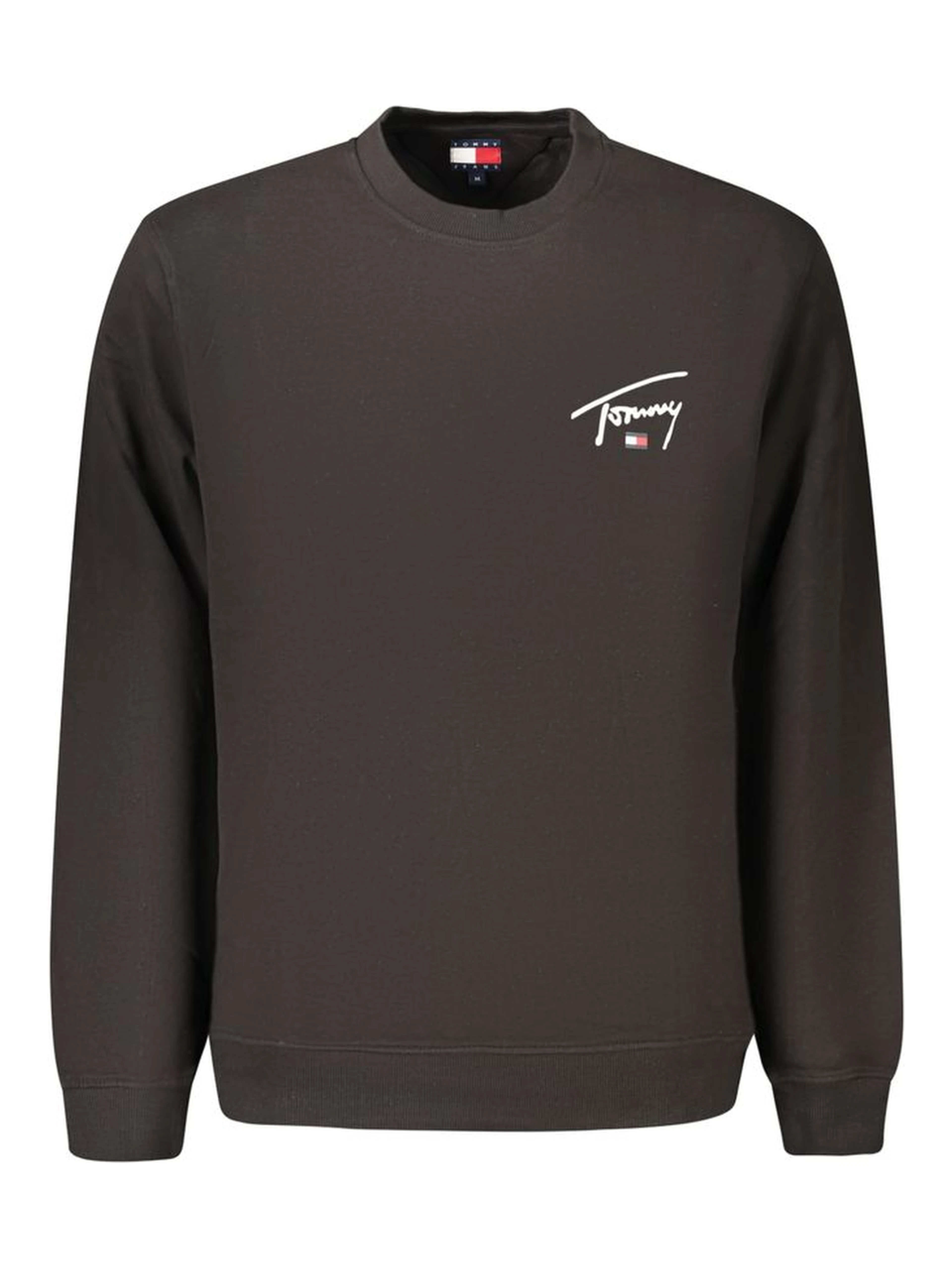 Black Cotton Men's Sweatshirt