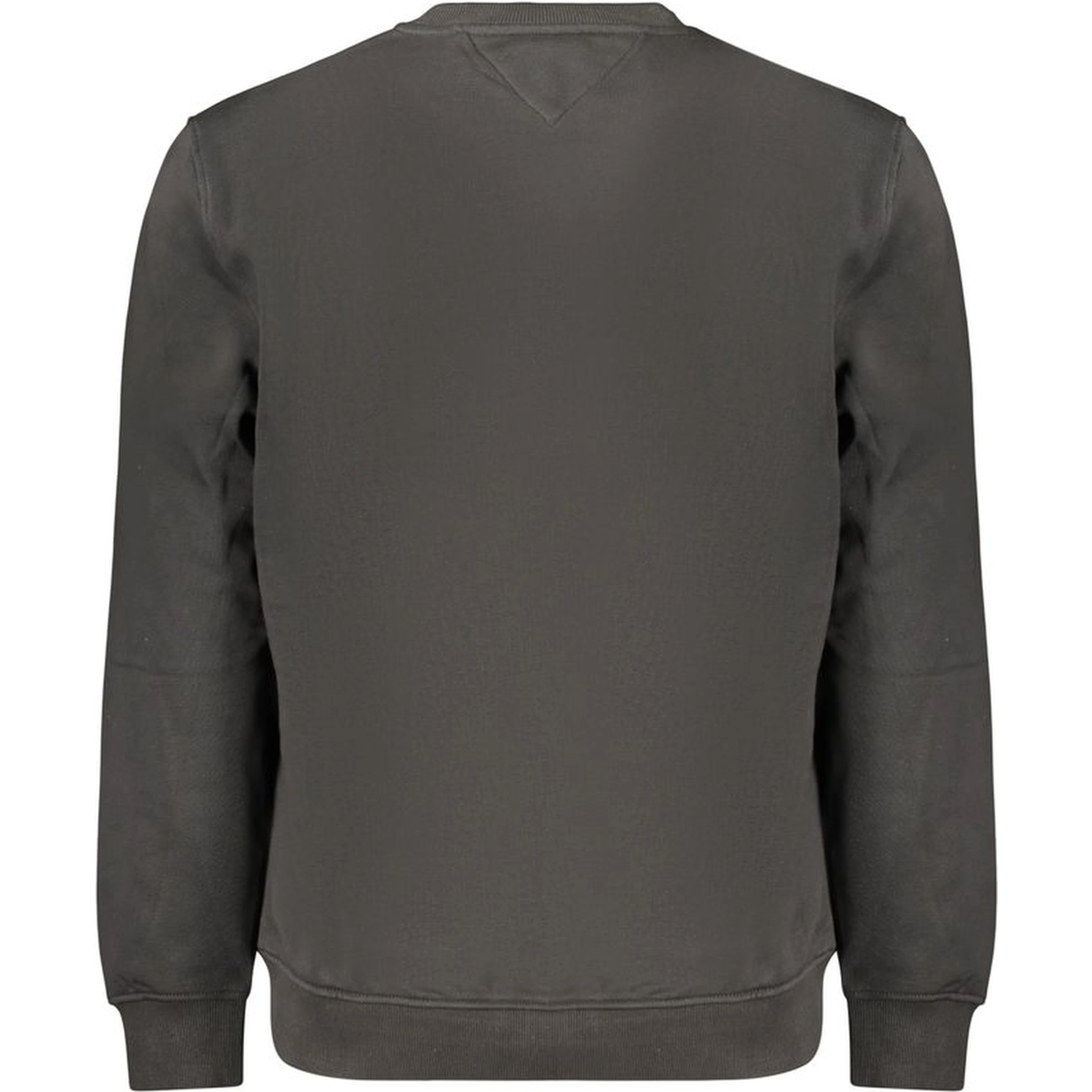 Black Cotton Men Sweatshirt