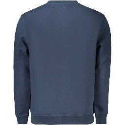 Blue Cotton Men's Sweatshirt