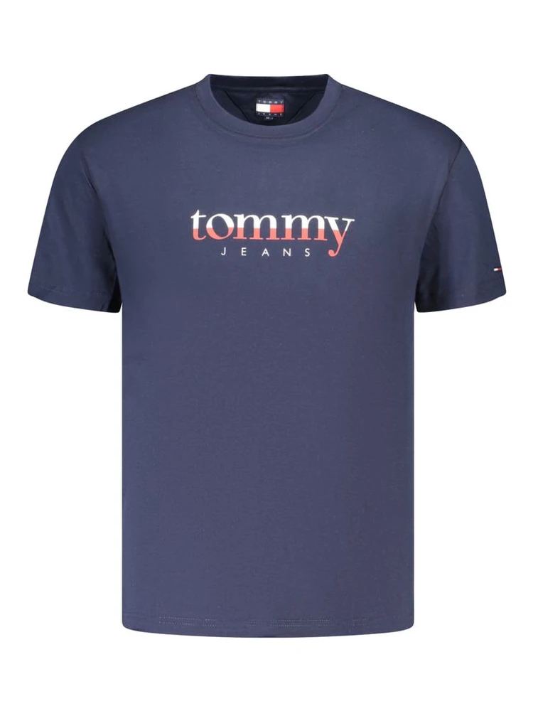 Blue Cotton Men's T-Shirt