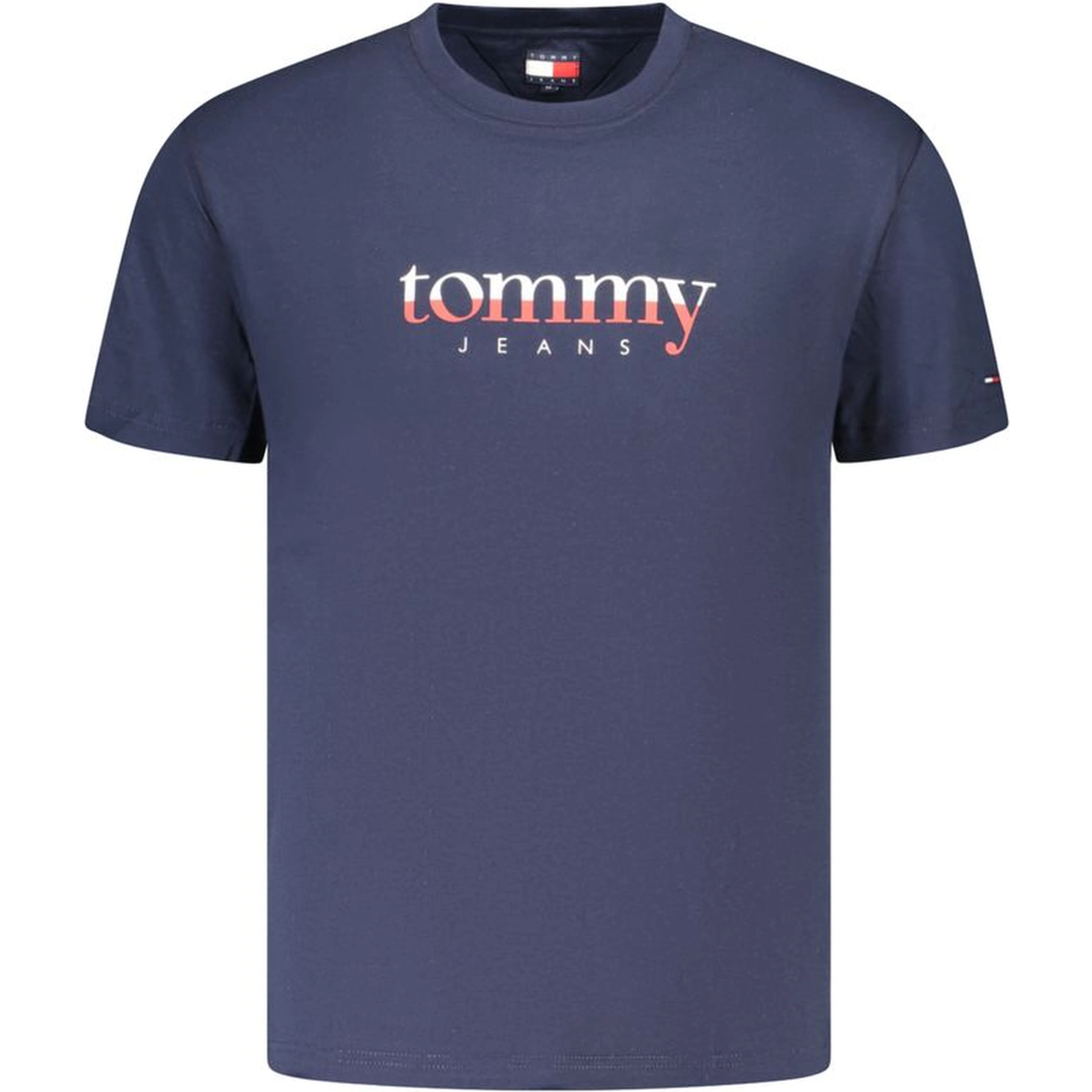 Blue Cotton Men's T-Shirt