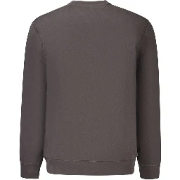 Black Cotton Sweatshirt