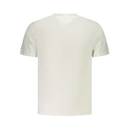 White Cotton Men's T-Shirt