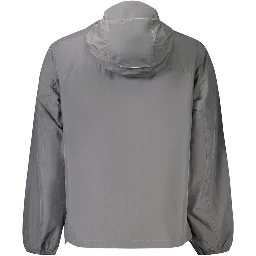Gray Polyamide Men's Jacket