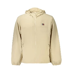 Beige Polyamide Men's Jacket