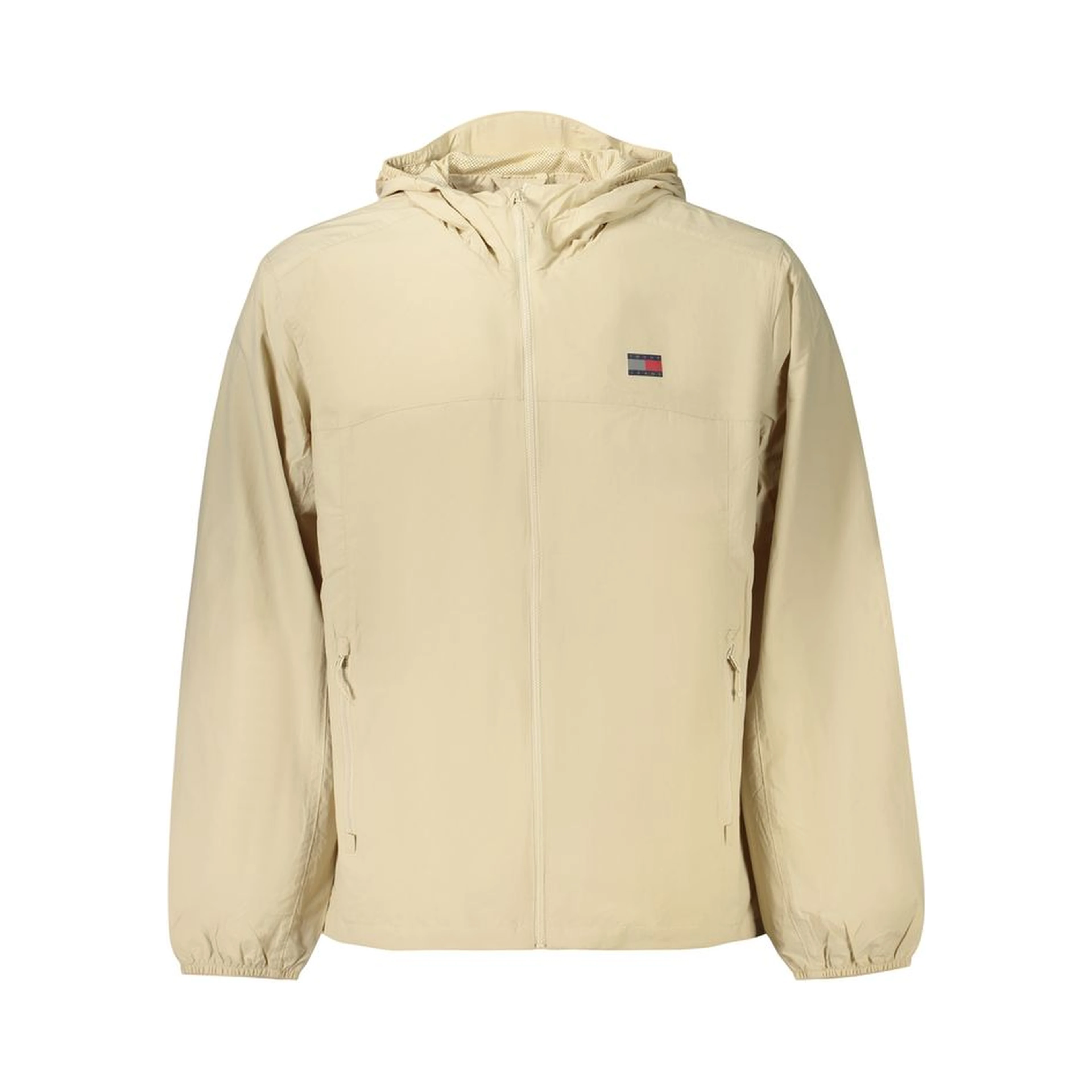 Beige Polyamide Men's Jacket